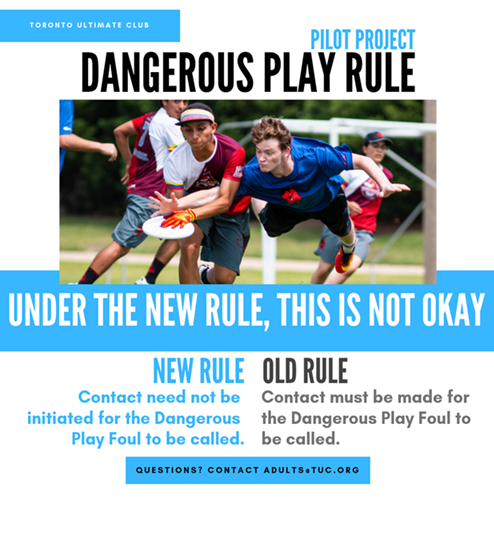 Dangerous Play rule change pilot project